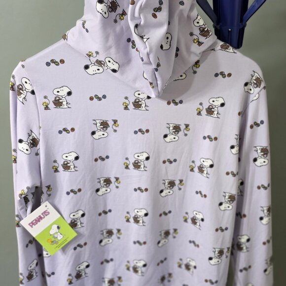 Peanuts Violet Soft Hoodie NWT - Picture 4 of 5